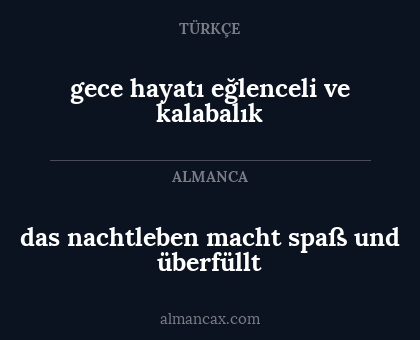 das nachtleben macht spaß und überfüllt - gece hayatı eğlenceli ve kalabalık