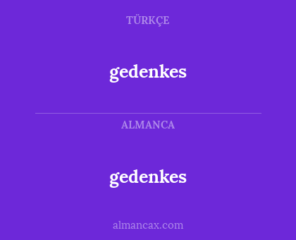 gedenkes - gedenkes