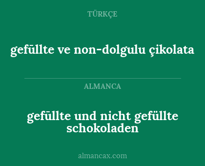 gefūllte und nicht gefüllte schokoladen - gefūllte ve non-dolgulu çikolata