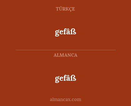 gefâß - gefâß