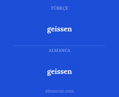 geissen - geissen