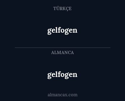 gelfogen - gelfogen
