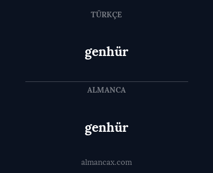 genhür - genhür