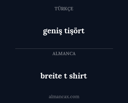 breite t shirt - geniş tişört