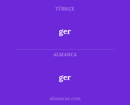 ger - ger