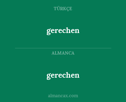 gerechen - gerechen