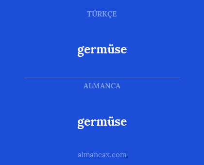 germüse - germüse
