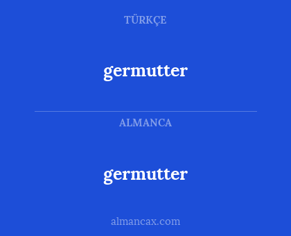 germutter - germutter