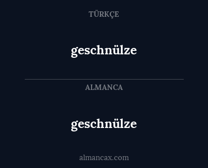 geschnülze - geschnülze
