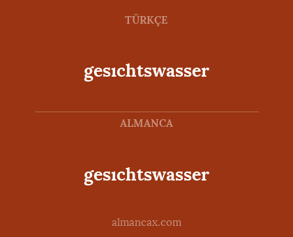 gesıchtswasser - gesıchtswasser