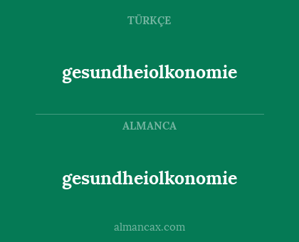 gesundheiolkonomie - gesundheiolkonomie