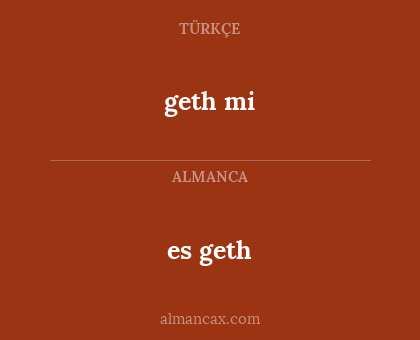 es geth - geth mi