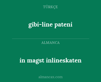 gibi-line pateni - in magst inlineskaten