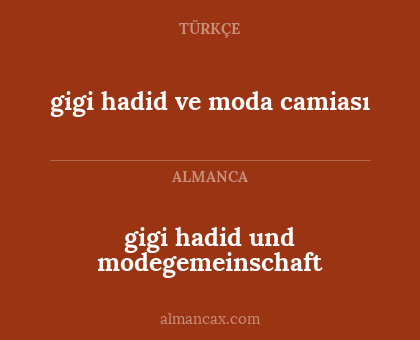 gigi hadid und modegemeinschaft - gigi hadid ve moda camiası