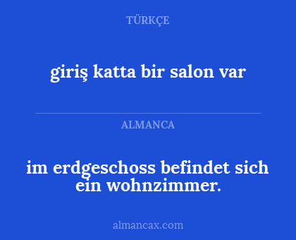 im erdgeschoss befindet sich ein wohnzimmer. - giriş katta bir salon var