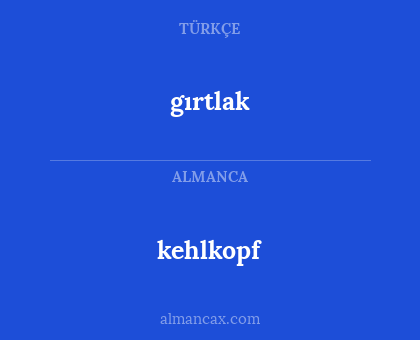gırtlak - kehlkopf