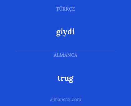 giydi - trug