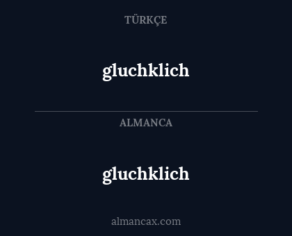 gluchklich - gluchklich