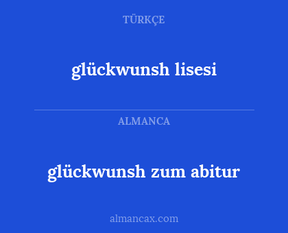 glückwunsh lisesi - glückwunsh zum abitur