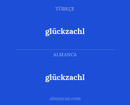 glückzachl - glückzachl