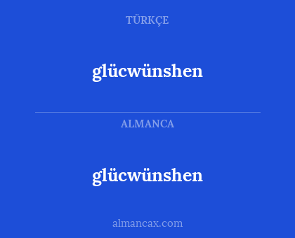 glücwünshen - glücwünshen