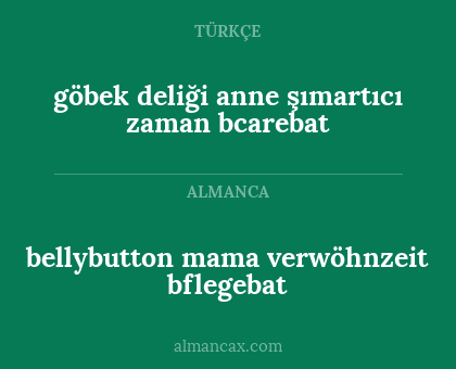 göbek deliği anne şımartıcı zaman bcarebat - bellybutton mama verwöhnzeit bflegebat