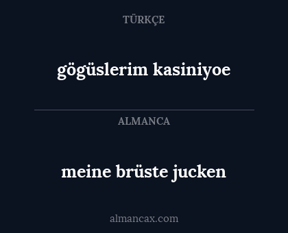 meine brüste jucken - gögüslerim kasiniyoe