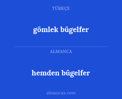 hemden bügelfer - gömlek bügelfer