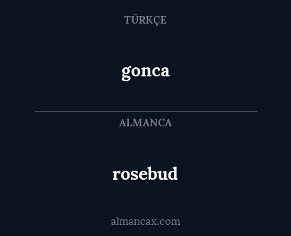 rosebud - gonca
