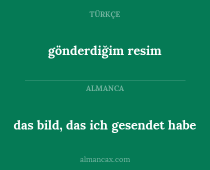 gönderdiğim resim - das bild, das ich gesendet habe