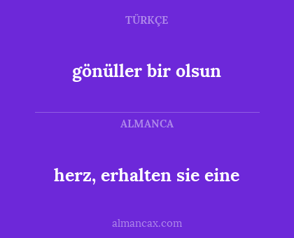 gönüller bir olsun - herz, erhalten sie eine