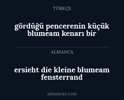 ersieht die kleine blumeam fensterrand - gördüğü pencerenin küçük blumeam kenarı bir