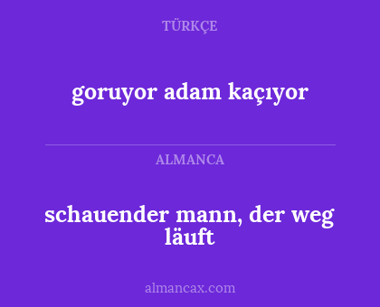 schauender mann, der weg läuft - goruyor adam kaçıyor
