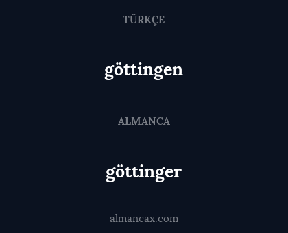 göttingen - göttinger