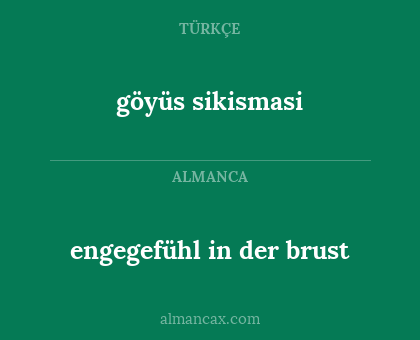 göyüs sikismasi - engegefühl in der brust