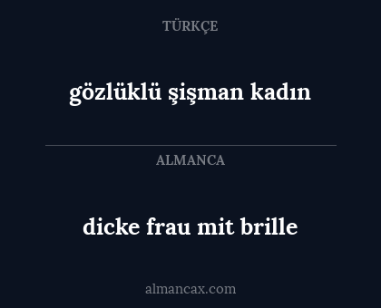 gözlüklü şişman kadın - dicke frau mit brille