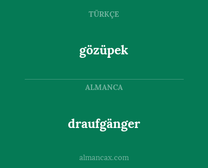 draufgänger - gözüpek