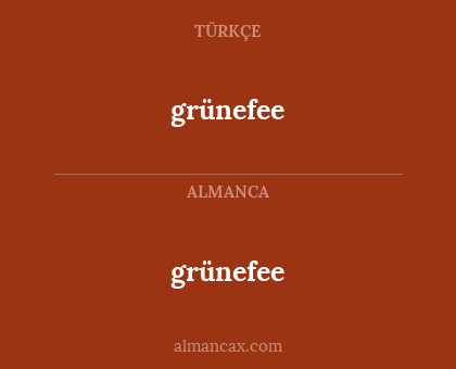 grünefee - grünefee