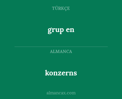 grup en - konzerns
