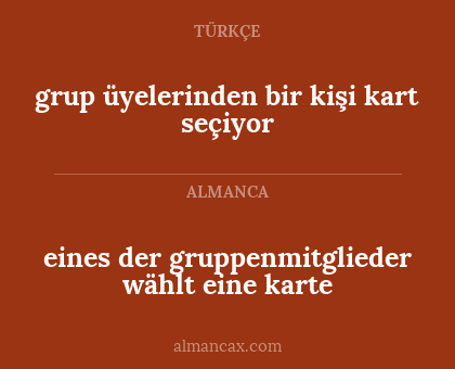 eines der gruppenmitglieder wählt eine karte - grup üyelerinden bir kişi kart seçiyor