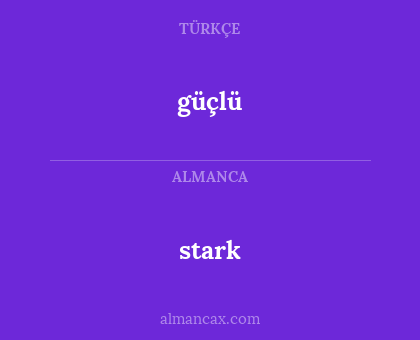 stark - güçlü