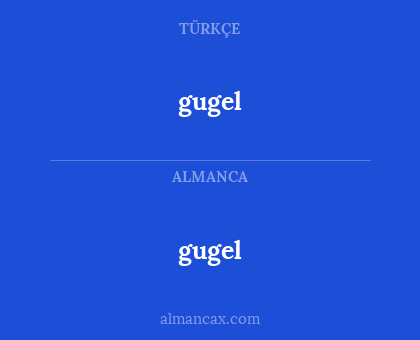 gugel - gugel