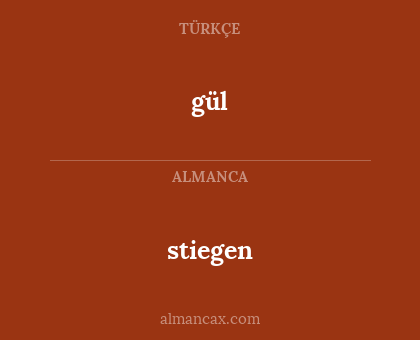 gül - stiegen