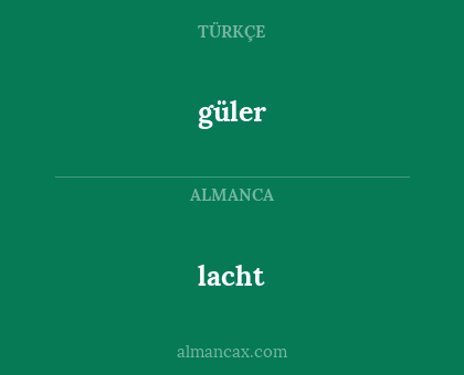 güler - lacht