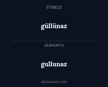 gullunaz - güllünaz