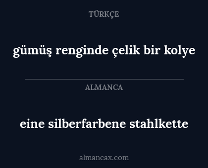 eine silberfarbene stahlkette - gümüş renginde çelik bir kolye
