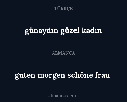 guten morgen schöne frau - günaydın güzel kadın