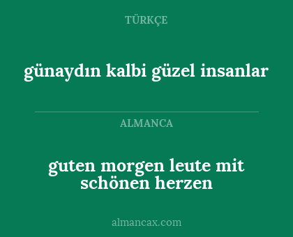 guten morgen leute mit schönen herzen - günaydın kalbi güzel insanlar