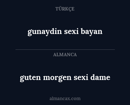 guten morgen sexi dame - gunaydin sexi bayan