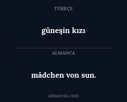 güneşin kızı - mädchen von sun.